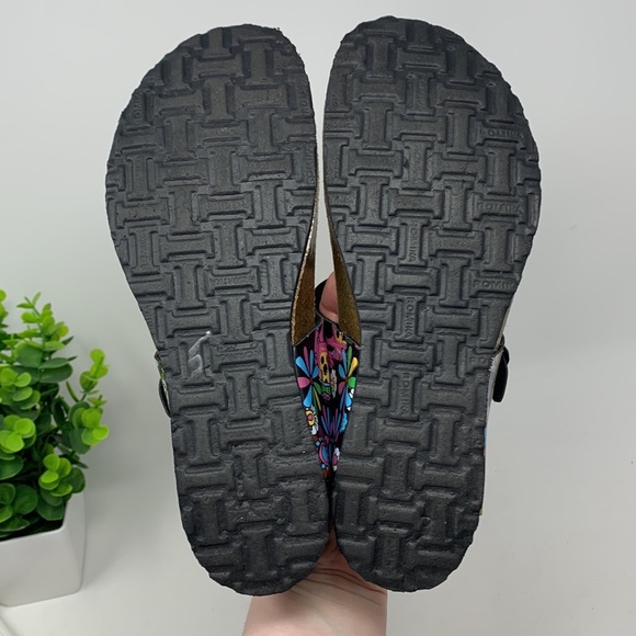 Romika floral cork wedge sandals - Picture 9 of 12